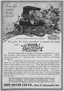 Pope-Waverley Electric, Anzeige aus dem Jahr 1905