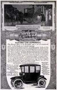 Rauch & Lang Electric, Anzeige vom 06.01.1915
