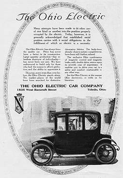 Ohio Electric, Anzeige vom 23.09.1916