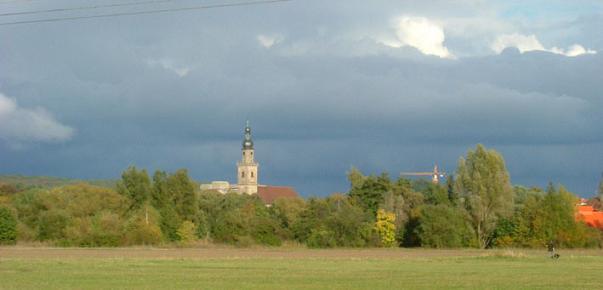 Gewitterwolken über Erlangen
