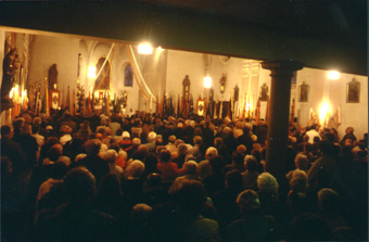 Gedenkmesse in der Pfarrkirche zu Flossenb&uuml;rg
