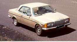 Textdekoration: Daimler-Benz W123 Coupe, 2?0C