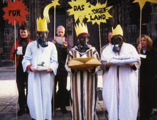  Foto: Aktion in der N&uuml;rnberger Innenstadt 